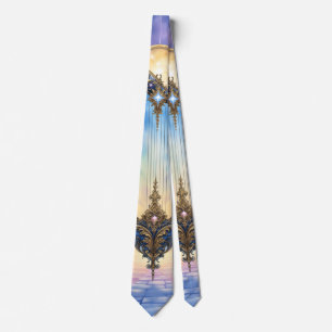 Corbata Arpa Celestial a la Luz de la Luna – Arte de Fanta