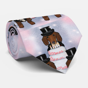 Corbata Arreglos para Doxie Rojos