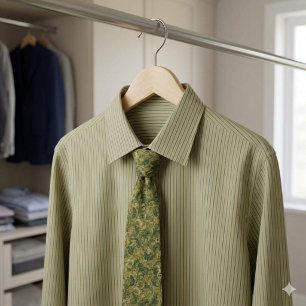 Corbata Art Nouveau Color Verde