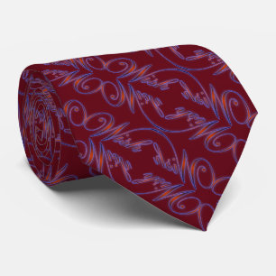 Corbata Art Nouveau (Cranberry)
