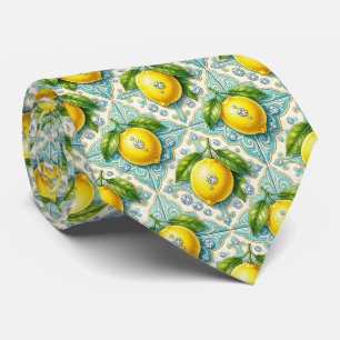 Corbata Art Nouveau Limones Amalfi Diamantes Caballero