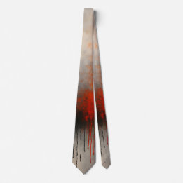 Corbata Arte abstracto moderno Molten Drift