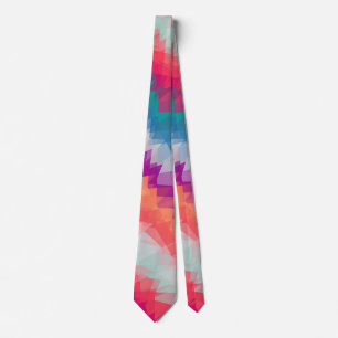Corbata Arte Abstracto Mosaico #99