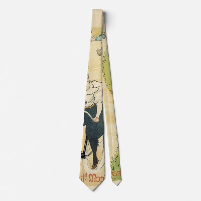 Corbata Arte Antiguo Modernista, Bicicletas Gladiator Cycl (Anverso)