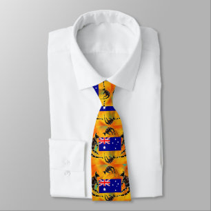 CORBATA ARTE AUSTRALIANO