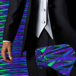 Corbata Arte contemporáneo artístico abstracto y colorido
