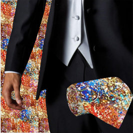 Corbata Arte contemporáneo artístico de moda abstracto col