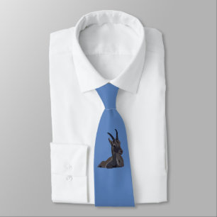 Corbata Arte de animal cabra Ibex