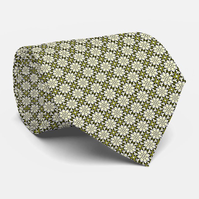 Corbata Arte de caleidoscopio del primer volumen cuatro (Enrollado)