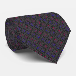Corbata arte de caleidoscopio del tomo trece