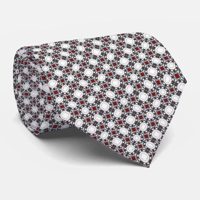 Corbata Arte de caleidoscopio del volumen cuatro tres (Enrollado)
