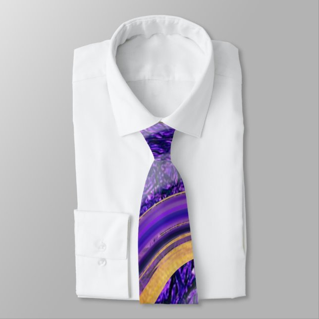 Corbata arte de color vibratorio (Atado)