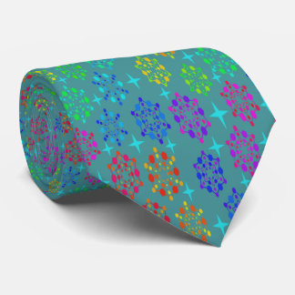 Corbata Arte de diseño de patrón retro de mediados de sigl