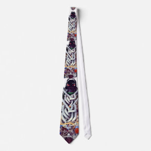 Corbata Arte de Dragster del vintage