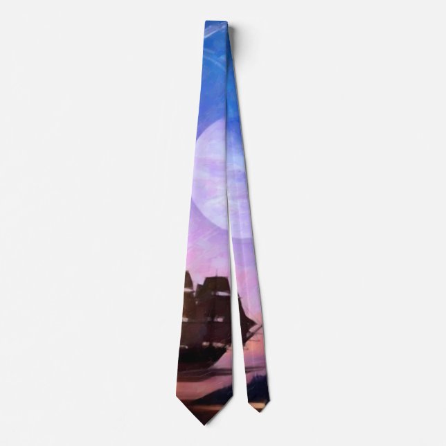 Corbata Arte de exploración espacial Nave espacial Voyager (Anverso)