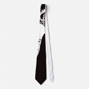 Corbata Arte de Fantasía Anime Oscura Cuervo y Demonio