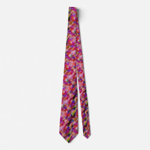 Corbata arte de índigo y púrpura