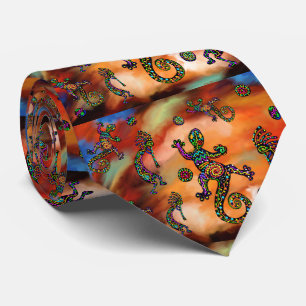 Corbata Arte de Kokopelli