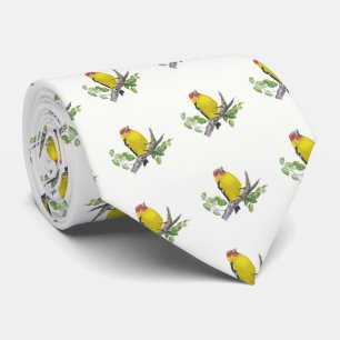 Corbata Arte de la naturaleza pájaros tangara occidental a