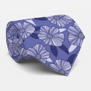 Corbata Arte de línea floral