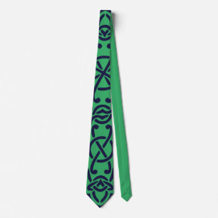 Corbata Arte de Nudillo Gráfico de Cruz Celta