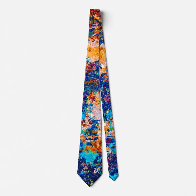 Corbata Arte de óxido Genial Divertido Único  (Anverso)