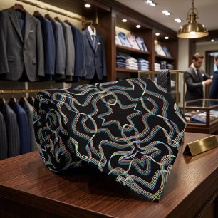 Corbata Arte de patrón de rollo de cinta de colores de arc