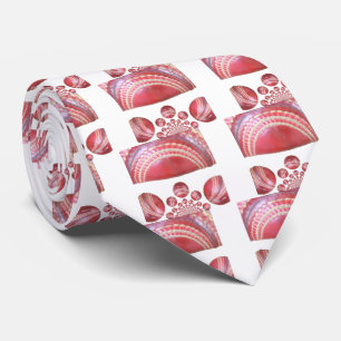 Corbata Arte de Pelota de Cricket Roja - Crimson Spin