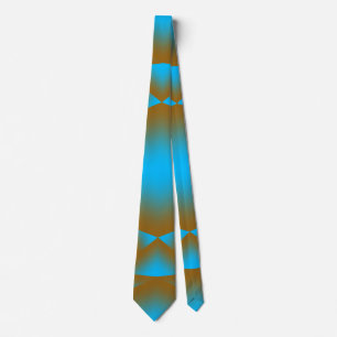 Corbata Arte De Resumen Geométrico De Ombre De La Tierra Y
