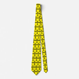 Corbata Arte de símbolo cristiano moderno minimalista de c