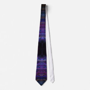 Corbata Arte del fractal de la "fama de neón"