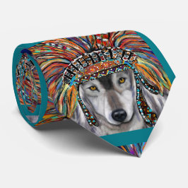 Corbata Arte del Lobo Gris