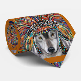 Corbata Arte del Lobo Gris