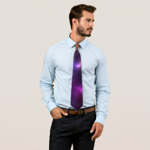 Corbata Arte digital de constelaciones del espacio cósmico