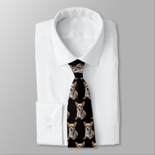 Corbata Arte divertido de Chihuahua perro mascota animal h