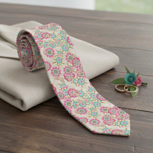 Corbata Arte floral de cerezo chic
