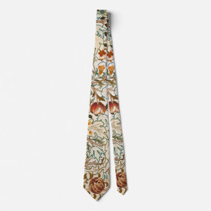 Corbata Arte floral vintage de acanto de William Morris