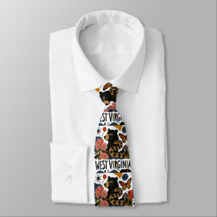 Corbata Arte Folclórico Salvaje y Maravilloso de Virginia