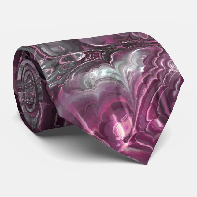 Corbata Arte fractal 84 (Enrollado)