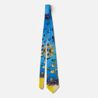Corbata Arte hecho a mano: La rueda de la flor
