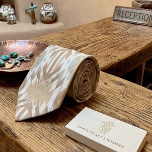 Corbata Arte inspirado en los colores del desierto del sur