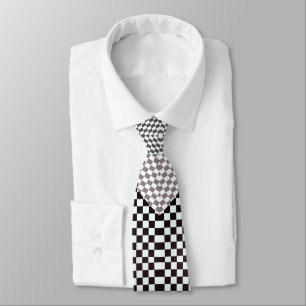 Corbata Arte moderno a cuadros patrón geométrico de tabler