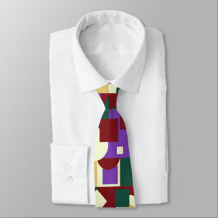 Corbata Arte Moderno Cubismo Profesional Negocios Formales