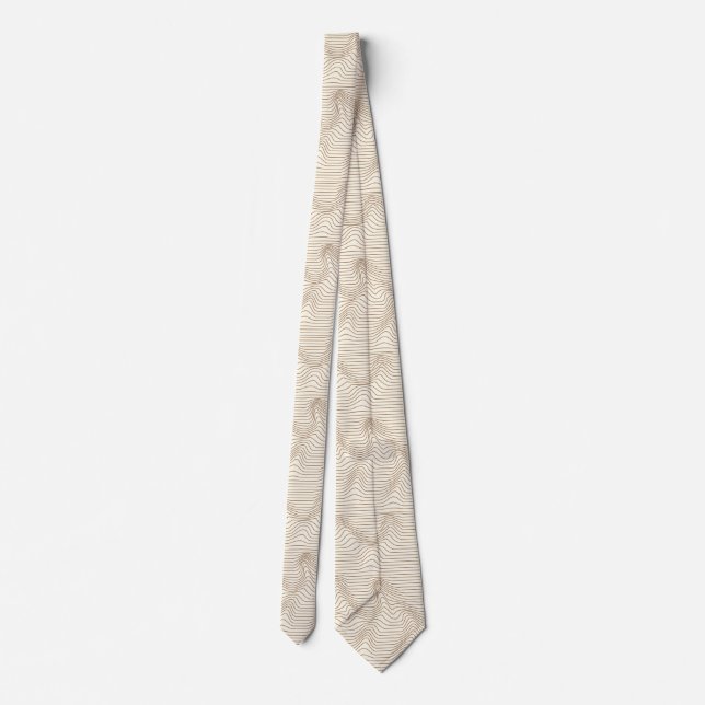 Corbata Arte OP de Arenas de Movimiento (Reverso)