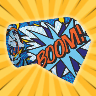 Corbata Arte Pop de Cómic BOOM Superhéroe