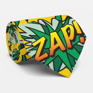 Corbata Arte Pop de Cómic Retro Divertido ZAP