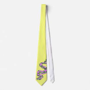 Corbata Arte pop del constrictor de boa