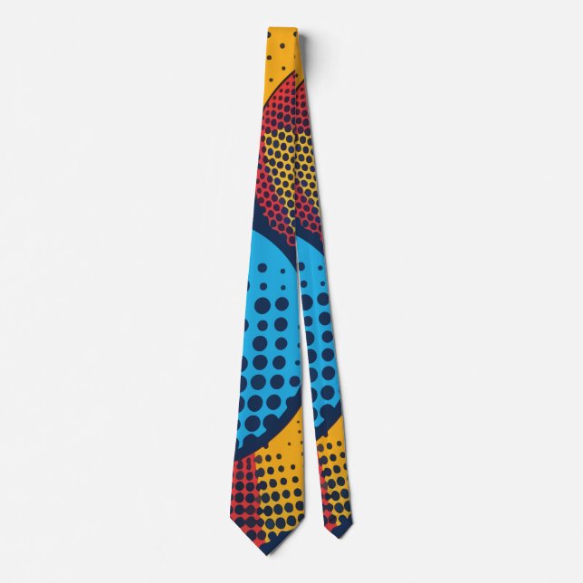 Corbata Arte pop moderno  (Anverso)