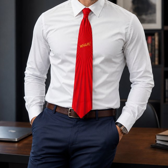 Corbata Arte Pop Retro Cómic ¡Zas! (Subido por el creador)