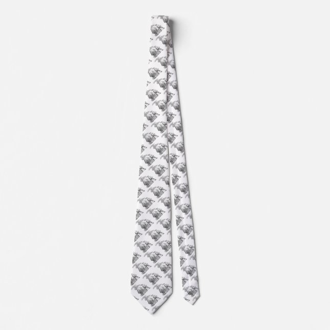 Corbata Arte rural antiguo (Anverso)